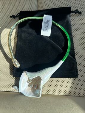 Betsey Johnson Calla Lily Necklace